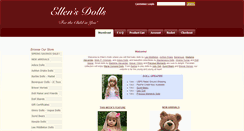 Desktop Screenshot of ellensdolls.com